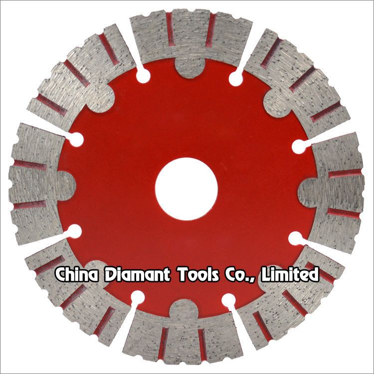 Diamond dry cutting saw blades - hot-press sintered, crown segments