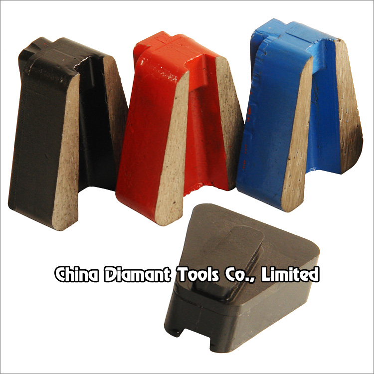 Diamond grinding shoe for Scanmaskin floor grinder