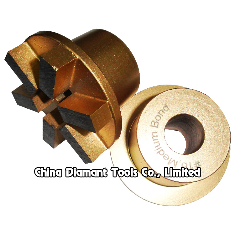 Diamond plugs for concrete grinding - bar segments