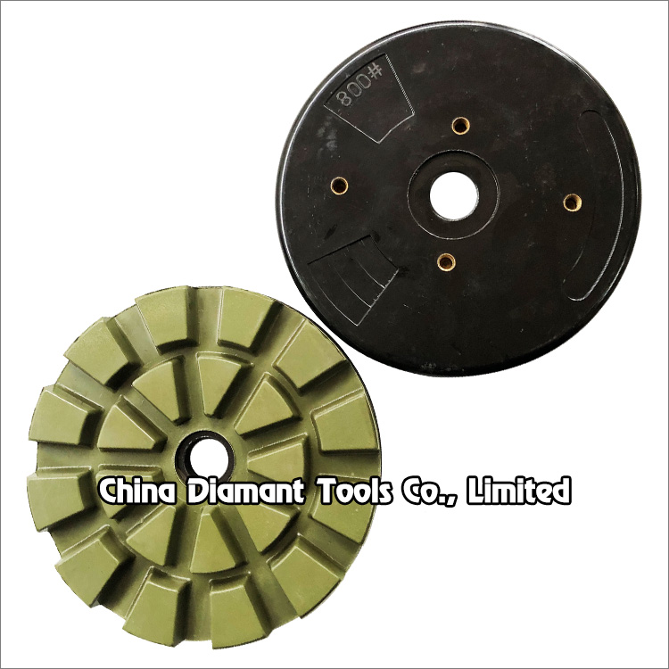 Diamond polishing discs for stone granite marble slabs - resin bond