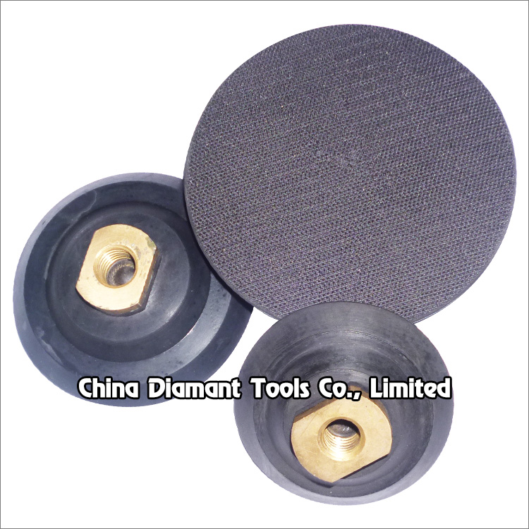 Rubber backer (velcro holder) of polishing pads
