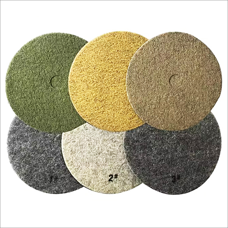 4 to 27 inches impregnated dry use diamond floor burnishing pads