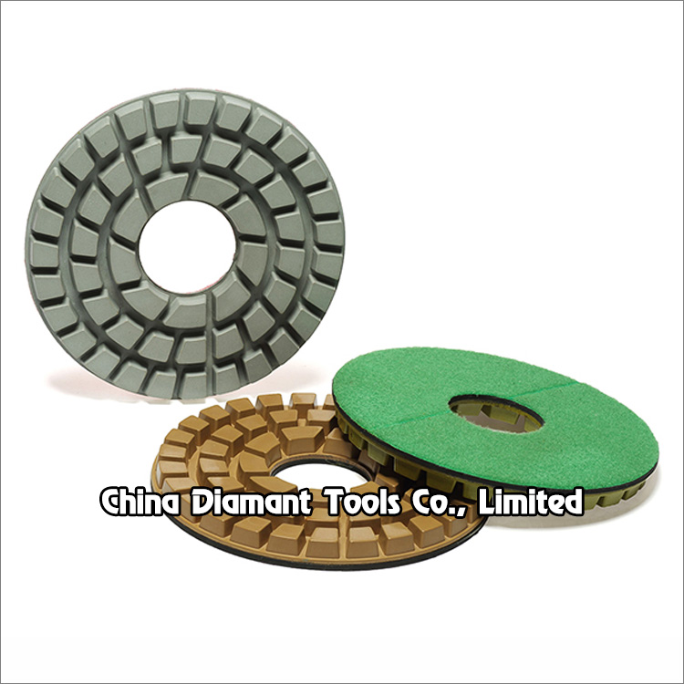 Hard diamond polishing pads for stone granite - 6mm working thickness