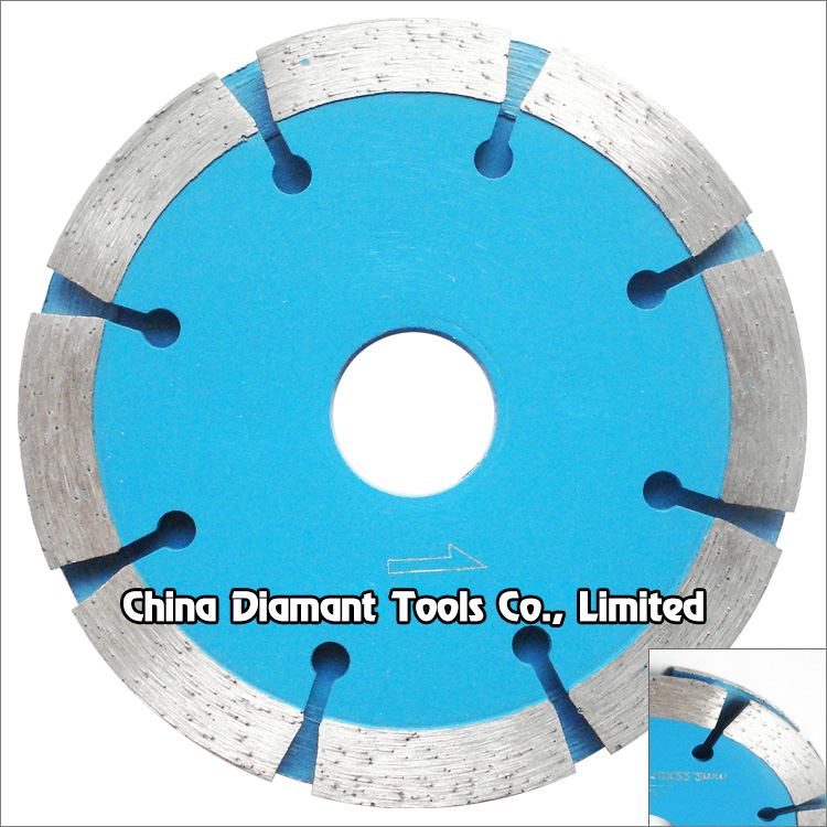 Diamond tuck point saw blades - sandwich(double-pc assembled)