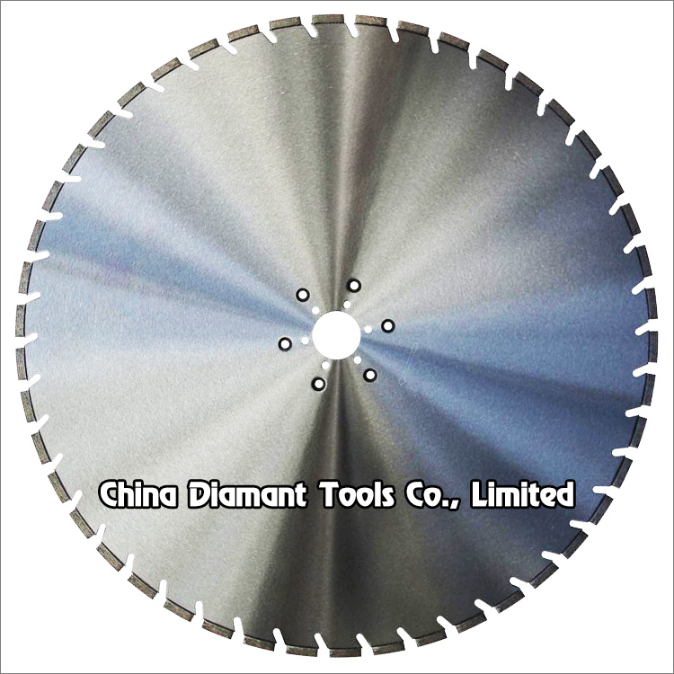 Diamond saw blades for concrete wall cutting - diagonal teeth