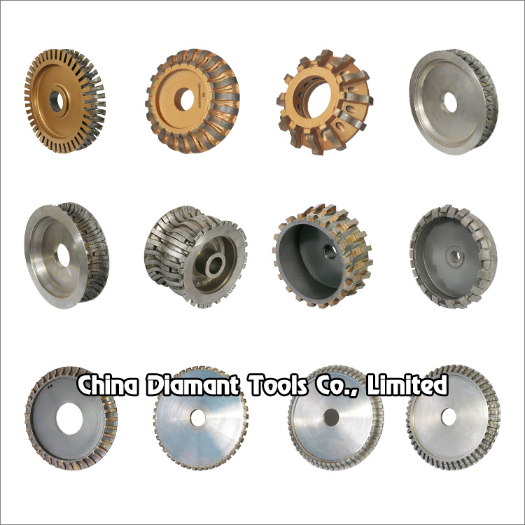 Diamond profiling wheels metal bond segmented grinding wheels